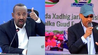 Raysal Wasraaha Itoobiya Abiy Ahmed Ayaa Wareer Dhinaca Afka Ah Ku Qaaday Mustafe Cagjar Iyo DDS [upl. by Agnot]