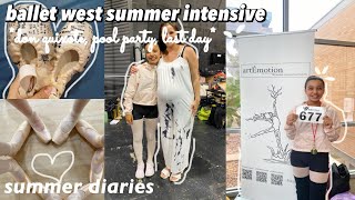 summer intensive vlog  ballet west 2023 [upl. by Inajna]