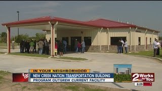 NEW CREEK NATION TRANSPORTATION BUILDING [upl. by Hackett205]