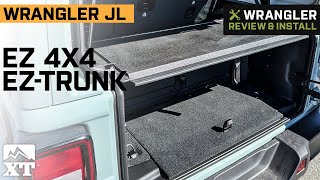 Jeep Wrangler JL EZ 4x4 EZTrunk Review amp Install [upl. by Surtemed]