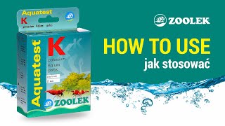 Aquatest K Jak stosować How to use [upl. by Ahkeber]