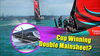 AC37 Eureka Moment Team New Zealand Double Mainsheet [upl. by Severen]