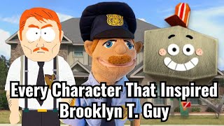 Every Character That Inspired Brooklyn T Guy From SML [upl. by Sabino36]