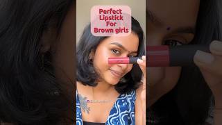 Red Lipshade for brown skin tone lipstick affordable nykaahaul [upl. by Grethel]