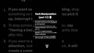 Dark manipulation part 12 shorts fyp [upl. by Peirsen]