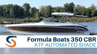 Formula Boats 350 CBR with SureShade Automated Shade [upl. by Tarttan]