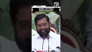 “Mai To Lene Waala Hu Shapat” Eknath Shinde Ajit Pawar spark laugh riot during press conference [upl. by Zaller538]