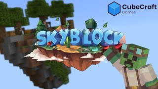 Cubecraft Skyblock Episode 1 Just Getting Started [upl. by Sualk]