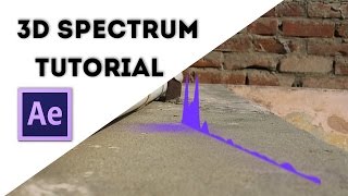 After effects Tutorial  3D Audio spectrum [upl. by Idnerb]