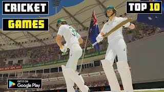 Top 10 Cricket Games For Android  2024 Hindi [upl. by Kovar]