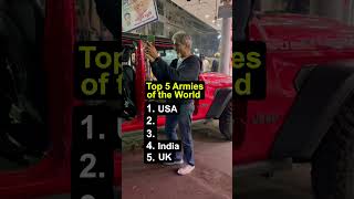 Top 5 Armies of the World  Anurag Aggarwal  ytshorts  top5  world  top5  army  india [upl. by Latini597]