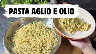 Spaghetti Aglio e Olio  Simple amp Delicious Italian Recipe 🍝✨ [upl. by Laurianne]