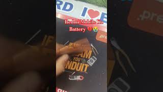 Redmi mobile ka battery 😭🥲subscribe automobile battrey support short shortsfeed 🔥 [upl. by Sanfourd]