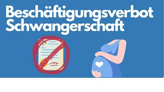 Beschäftigungsverbot in der Schwangerschaft [upl. by Wan]