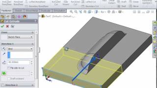 Custom Forming Tool in Solidworks [upl. by Winnifred]