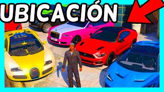 ✅UBICACIONES DE AUTOS DEPORTIVOS Y DE LUJO EN GTA 5 MODO HISTORIA🚀 [upl. by Notnilc]