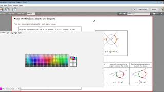 Angles of intersecting secants and tangents [upl. by Slayton]