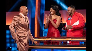 Megan Thee Stallion Live On New Season Of Family Feud [upl. by Kralc]