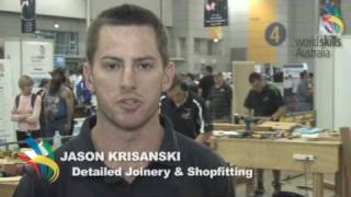 WorldSkills Australia National Competition  Brisbane 2010  Detailed Joinery amp Shopfitting [upl. by Buffy]