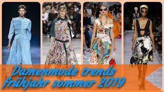 Damenmode trends frühjahr sommer 2019 [upl. by Nanek]