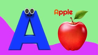 The Letter A Song  ABC Songs for Kids  Learn the alphabet [upl. by Isaac]