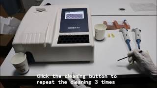 operation of Semi Auto Biochemistry Analyzer Silver Plus [upl. by Pool684]