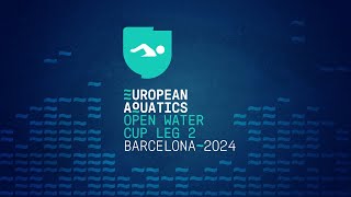 European Aquatics Open Water Swimming Cup 2024  Leg 2  Barcelona ESP [upl. by Carlynne]