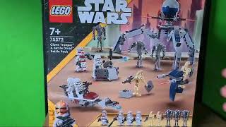 Lego Star Wars Clone Troopers amp Battle Droids Battle Pack Speedbuild 75372 [upl. by Nalloh]