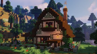 How To Build A Cottage In Minecraft READ THE COMMENTS  Cottage Tutorial  Cottagecore [upl. by Sokil55]