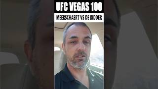 Gerald Meerschaert vs Reinier de Ridder PREDICTION UFC [upl. by Hpesojnhoj]