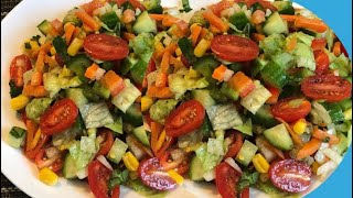 Mexican Salad RecipeHealthy Salad RecipeBy Cooking Passion [upl. by Etyam]