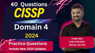 Master CISSP Domain 4 Try Practice Questions for 2024 [upl. by Selyn184]