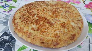 torta salata con pane raffermo in padella pronta in 10 minuti 👌👍ricettafacile 18 [upl. by Mairb]