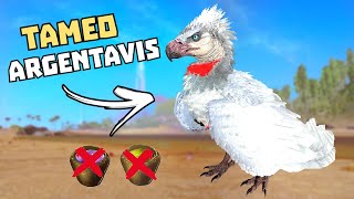 COMO TAMEAR un ARGENTAVIS en ARK RĆPIDO y FĆCIL DATOS CURIOSOS Ark Mobile [upl. by Milurd181]