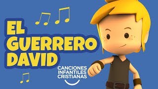 El Guerrero David  Canciones Infantiles Cristianas para niños escuela dominical Pequeños Héroes [upl. by Nwahsem373]