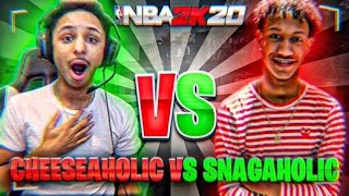 I CHALLENGED CHEESEAHOLIC TO A 1V1 ALL ISO IN NBA 2K20‼️MUST WATCH😭 [upl. by Ammadis]