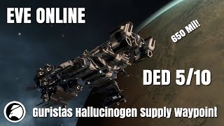 EVE Online Tengu DED 5 Guristas Hallucinogen Supply Waypoint [upl. by Adnarahs559]