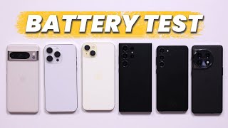 iPhone 15 Pro Max vs Pixel 8 Pro vs Galaxy S23 Ultra Battery Life Test [upl. by Moyna]