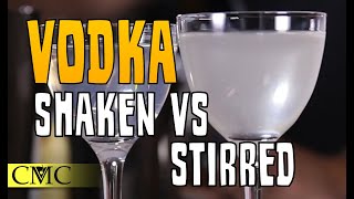 Vodka Martini Shaken vs Stirred Taste Test [upl. by Deni]