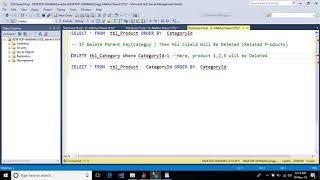 How To Cascade Delete In SQL Server [upl. by Frederigo236]