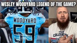 Tennessee Titans Fan SHOCKED That Wesley Woodyard is the Legend of the Game vs Patriots [upl. by Eimirej515]