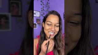 How to overline lips correctly hack makeup lips lipstick lipartistry hacks lipart makeuphacks [upl. by Prospero]