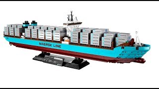 LEGO CREATOR EXPERT 10241 Maersk Line TripleE  Speciale 300 Video [upl. by Uolymme]