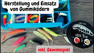 Forellenangeln mit Gummiköder Libra Lure Trout Jara Ultralight Angeln im Sommer Bodentaster [upl. by Ennirac392]