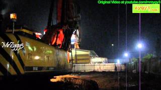 Sany SR150C Hydraulic Rotary Piling Drill Rig 24 Hour Working [upl. by Notreb]