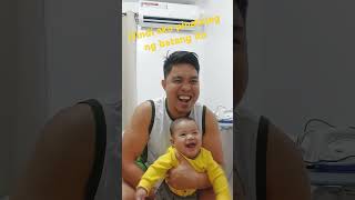 So cute baby ayaw matulog viralvideo baby happy shortsvideo [upl. by Ellesig]