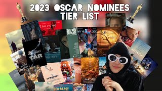 2023 OSCAR NOMINEES TIER LIST 5354 nominees ranked [upl. by Patrice867]