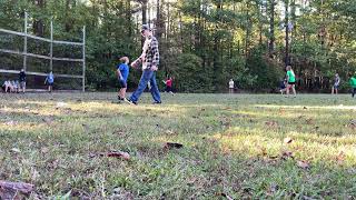 Getting ready to play kickball at our ball field [upl. by Hera]