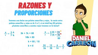 RAZONES Y PROPORCIONES Ejercicio 1 Super facil  Para principiantes [upl. by Cirenoj]