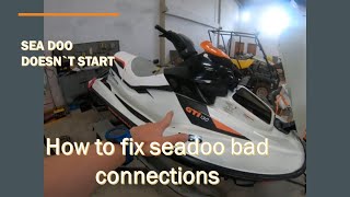 How to fix Sea doo Gti that wont start no beep no cluster [upl. by Shing]